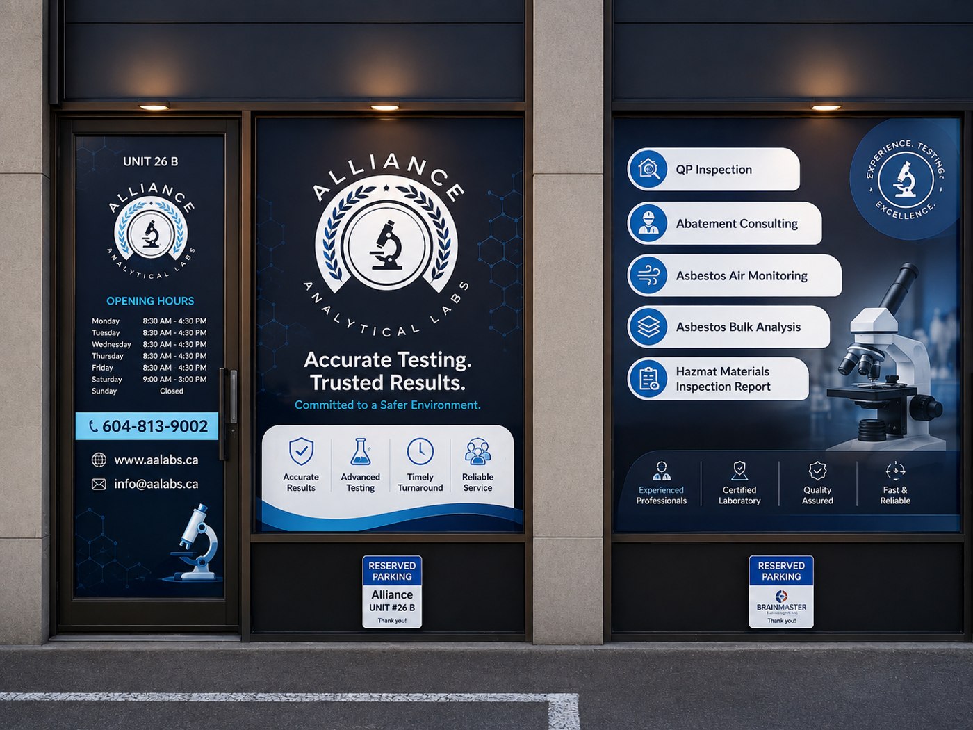 Alliance Analytical Labs — Surrey laboratory facility
